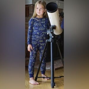 🌟 NWT Little Blue House by Hayley constellation PJs
